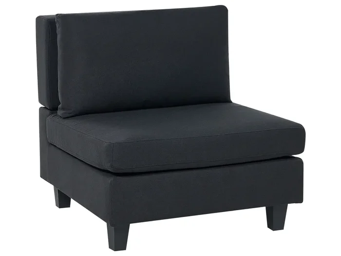 1-Seat Section UNSTAD Fabric Black