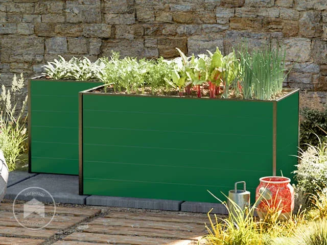 150 x 224 x 77 cm Huerto urbano, verde