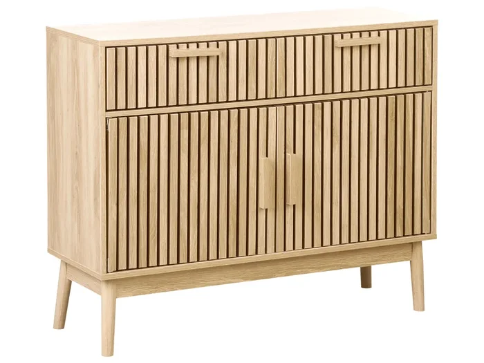 2 Door Sideboard LYNWOOD Light Brown