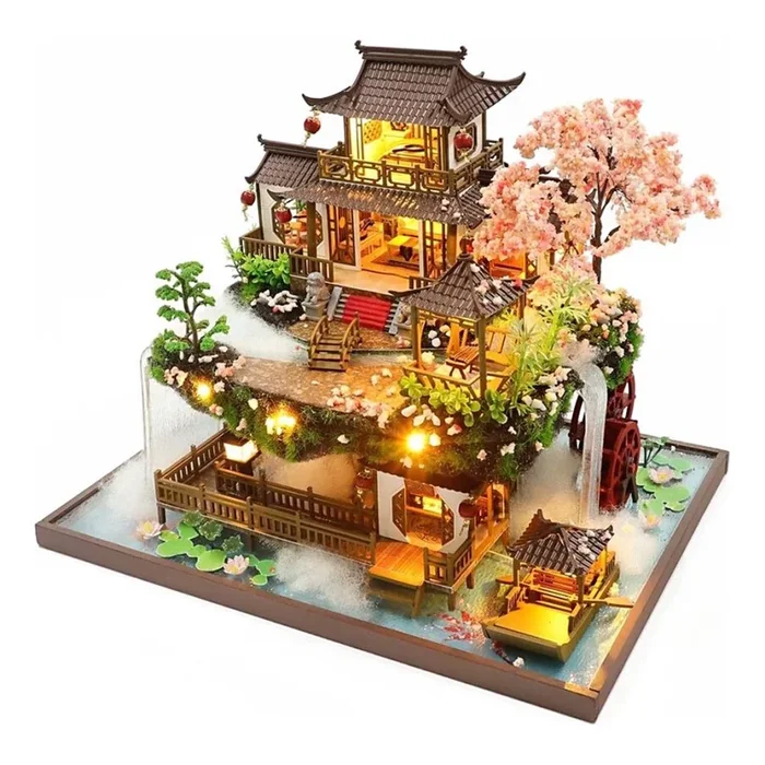 2Kids Toys – Miniatura de casita Villa de cuento de hadas 2xAAA