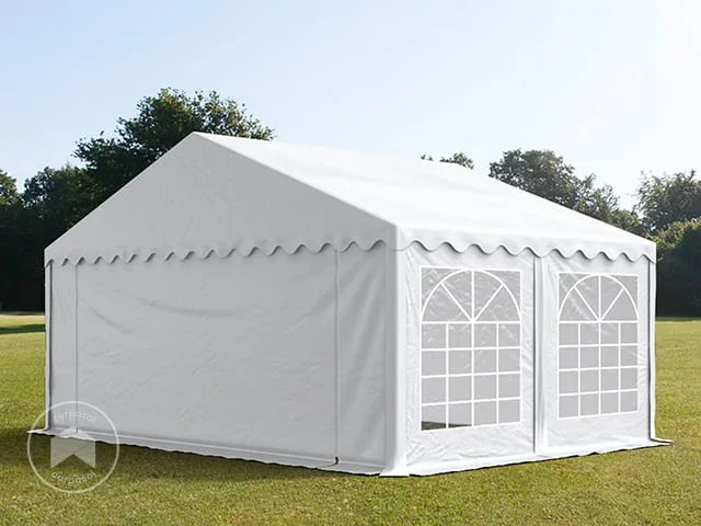 5×5 m Carpa para fiestas, PVC 700, blanco