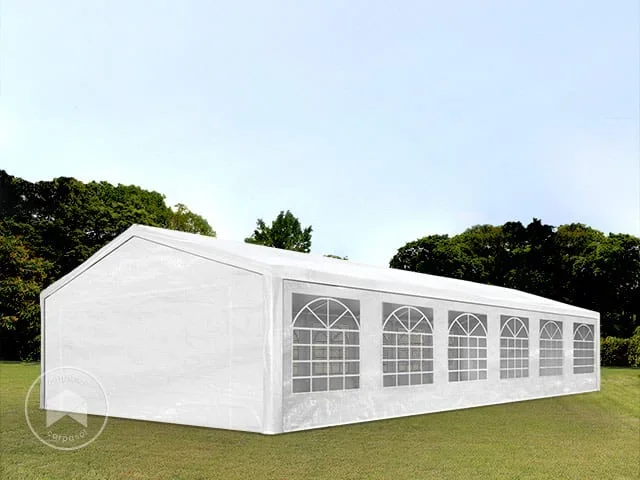 6×12 m Carpa para fiestas, PE 350, blanco