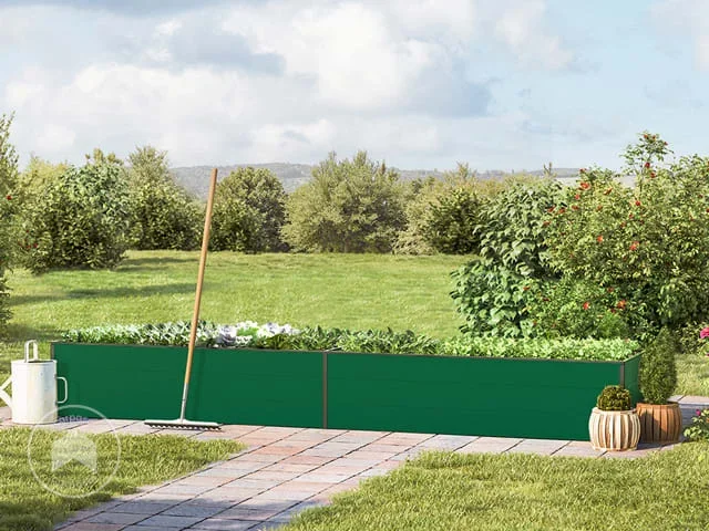 99 x 297 x 39 cm Huerto urbano, verde