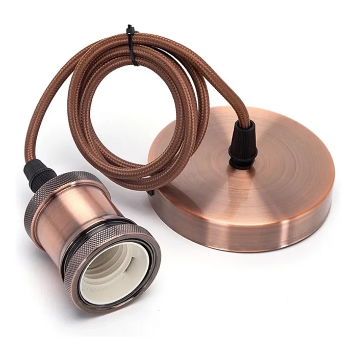 Aigostar – Cable de alimentación 1xE27/60W/230V de cobre
