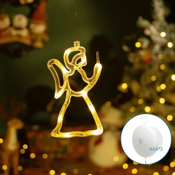 Aigostar – Decoración navideña LED LED/3xAAA ángel 21cm
