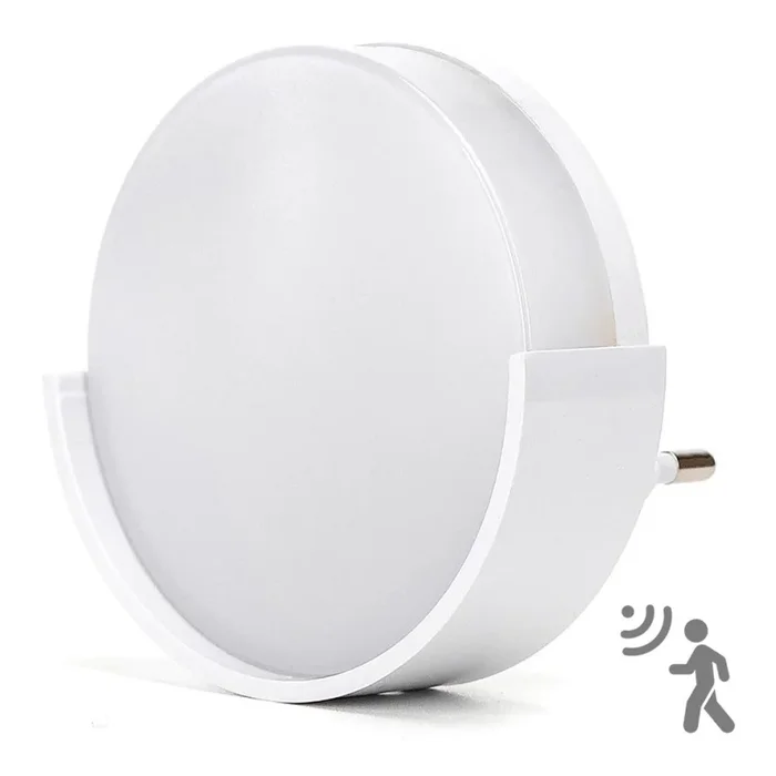Aigostar – LED Luz nocturna con sensor crepuscular LED/1W/230V 6500K redondeado