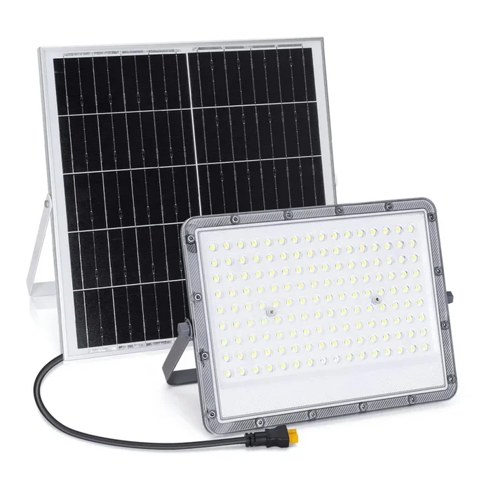 Aigostar – Proyector solar LED regulable LED/200W/3,4V 20000 mAh IP65 + mando a distancia