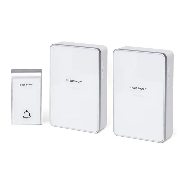 Aigostar – SET 2x Campana inalámbrica 3xAA/12V IP44 blanco