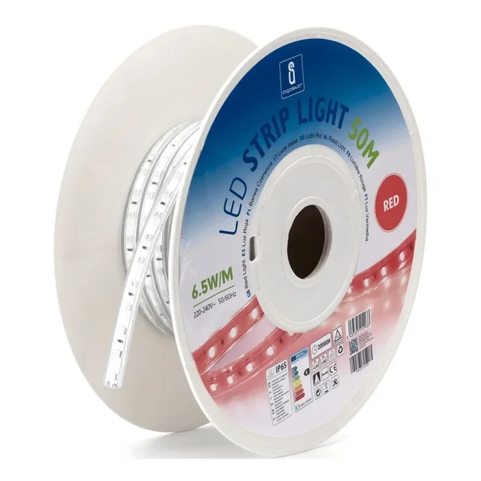 Aigostar – Tira LED LED/325W/230V 50m roja IP65