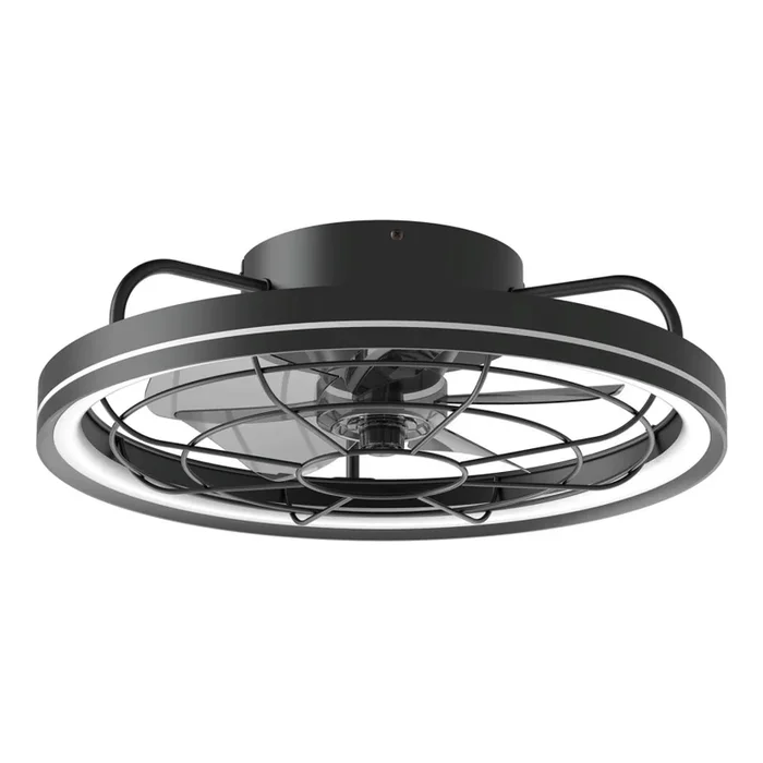 Aigostar – Ventilador de techo LED regulable LED/40W/230V 2700-6500K diá. 48 cm + control remoto negro