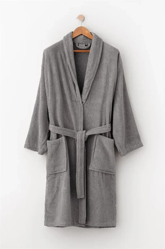 Albornoz Ducha Baño Gris Donegal Collections Talla XL