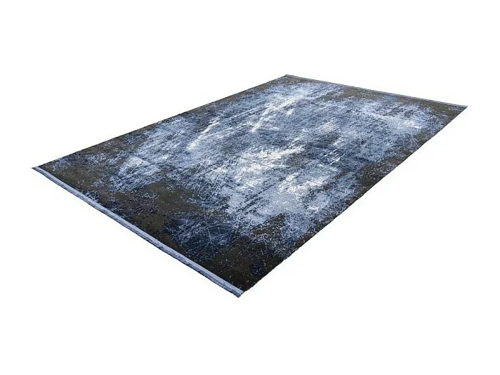 Alfombra 150x80cm, diseño E409E color azul – Confort y elegancia para su interior