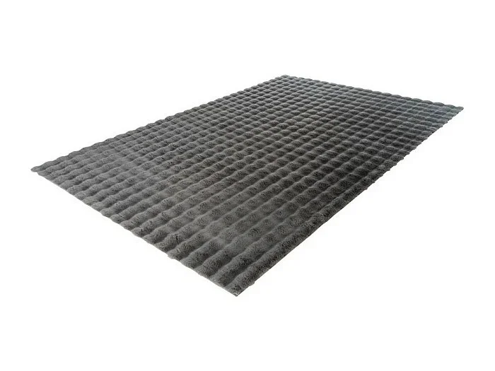 Alfombra 170x120cm, diseño H008Y color grafito – Confort y elegancia para su interior