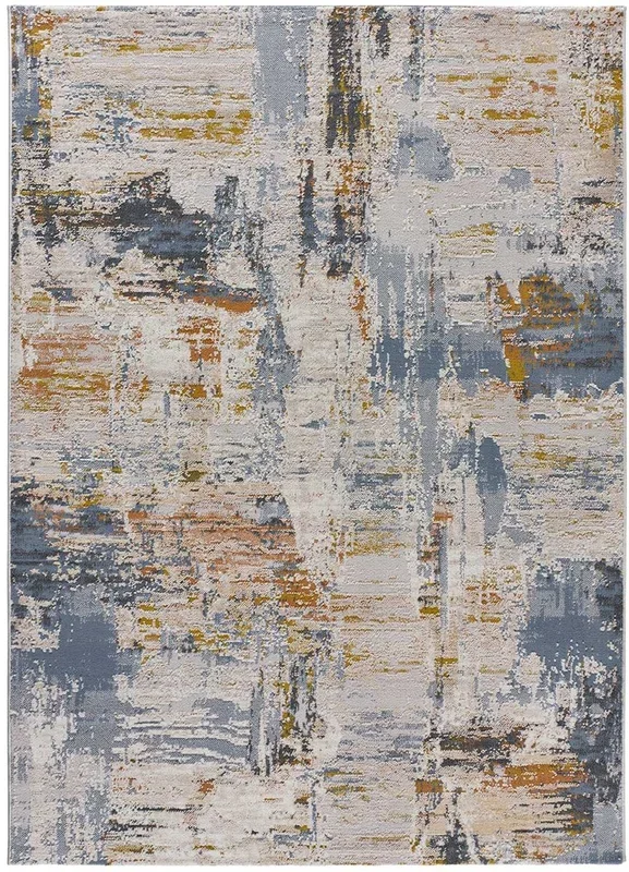 Alfombra abstracta multicolor SPRINGS, 77×150 cm – ATTICGO