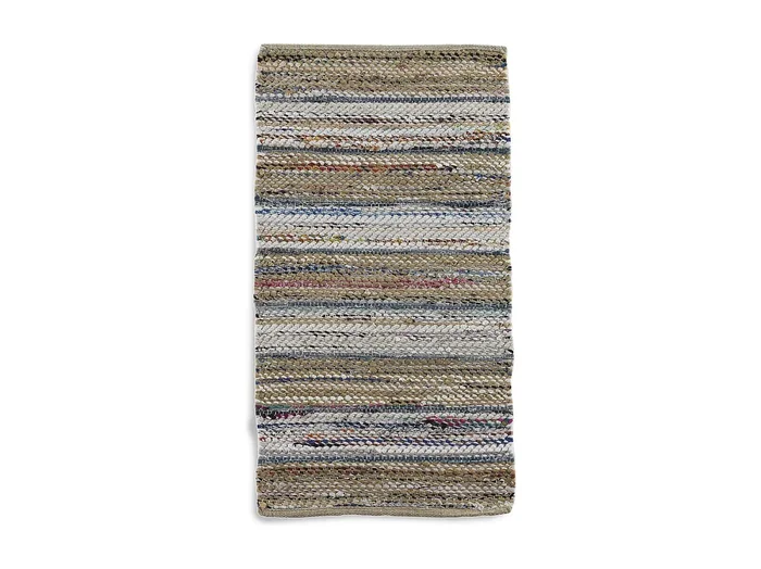 Alfombra algodón, poliéster y yute 60×120 cm