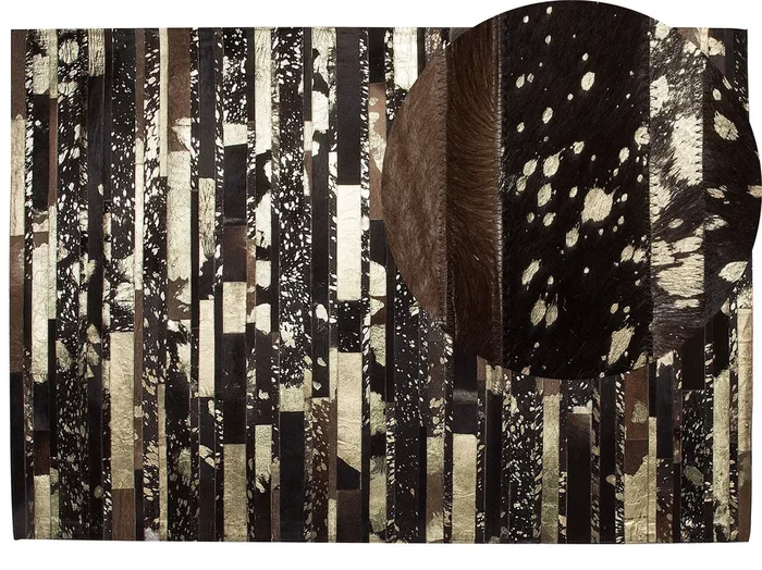 Alfombra ARTVIN Marrón 160 x 230 cm Piel