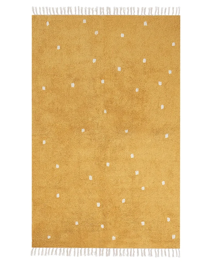 Alfombra ASTAF Mostaza 140 x 200 cm Algodón