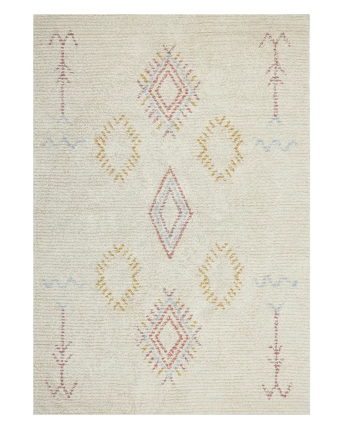 Alfombra BETTIAH Beige 140 x 200 cm Algodón
