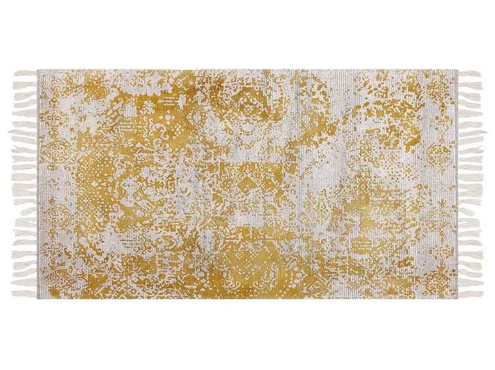 Alfombra BOYALI Mostaza 80 x 150 cm Viscosa