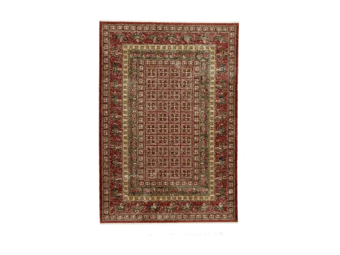 Alfombra con bordes de estilo oriental 240×290 cm Rojo Multi Beatrice