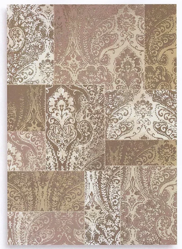 Alfombra de diseño Fendi beige tostado