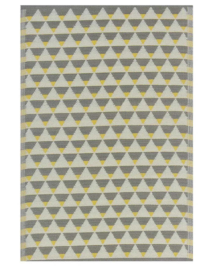 Alfombra de exterior HISAR Gris 120 x 180 cm