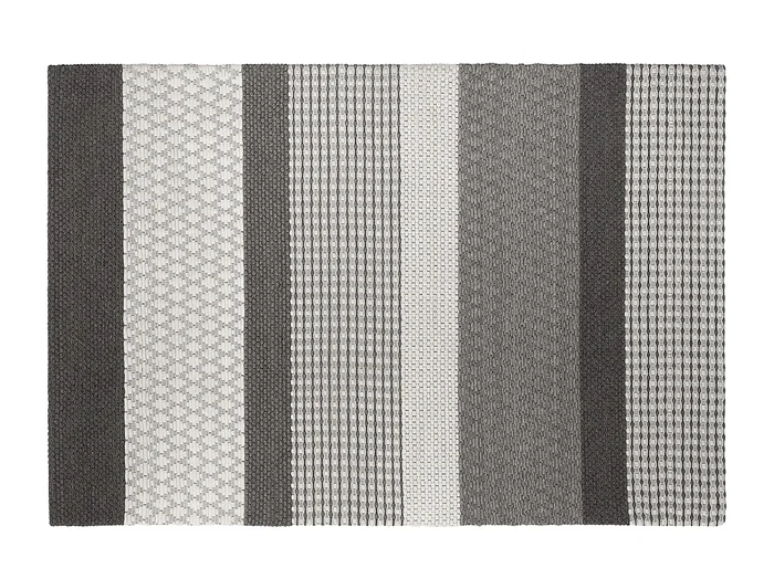 Alfombra de lana gris/blanco 160 x 220 cm AKKAYA