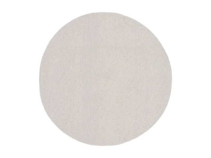 Alfombra de lana tejida a mano al estilo bereber 100×100 cm Lana Blanca Royal Berber