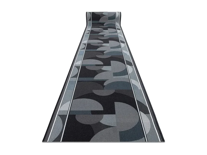 Alfombra de pasillo con refuerzo de goma MALIS Geometrico, antidesliza 100×510 cm