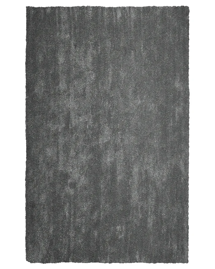 Alfombra de pelo largo DEMRE Gris oscuro 200 x 300 cm