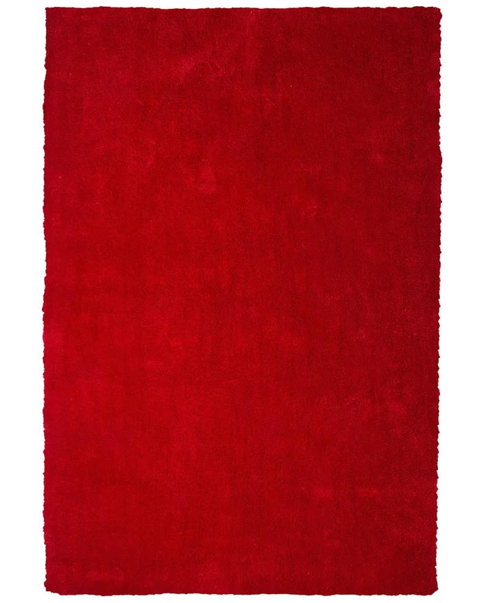 Alfombra de pelo largo DEMRE Rojo 200 x 300 cm