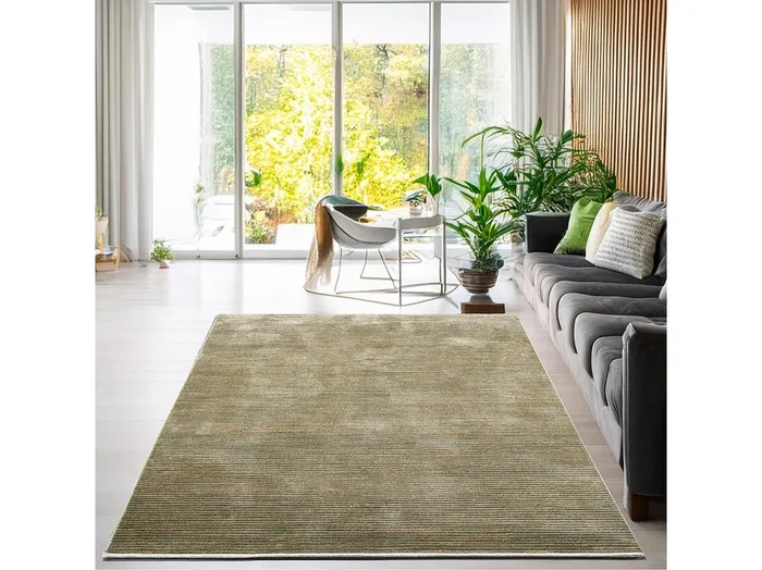 Alfombra de tejido plano con aspecto corto 120×180 cm Verde Corduletta