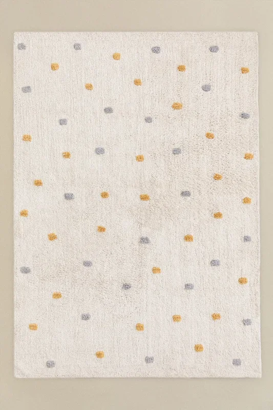 Alfombra en Algodón (171×123 cm) Jankiel Kids Amarillo Curri – SKLUM