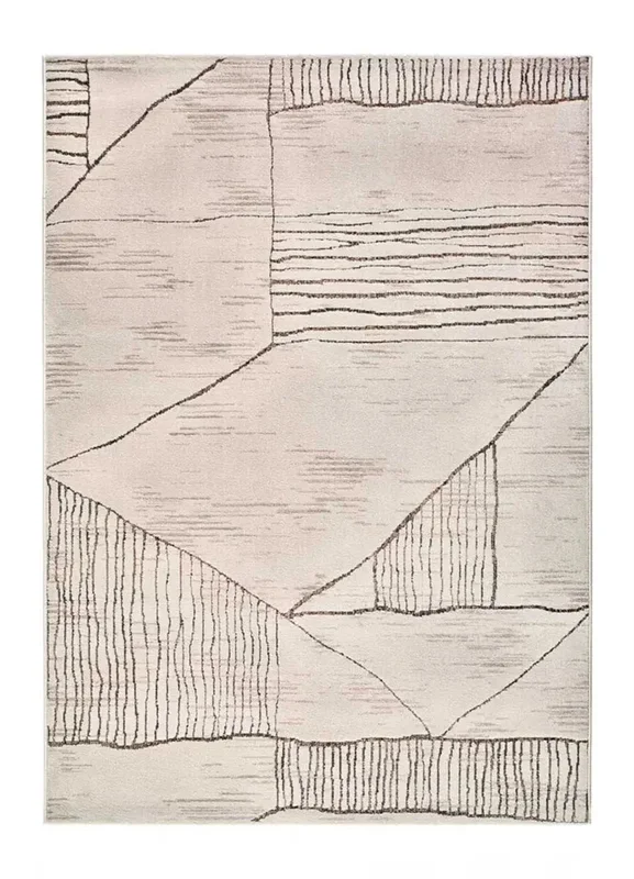 Alfombra étnico crema / marrón CERES, 80×120 cm – ATTICGO