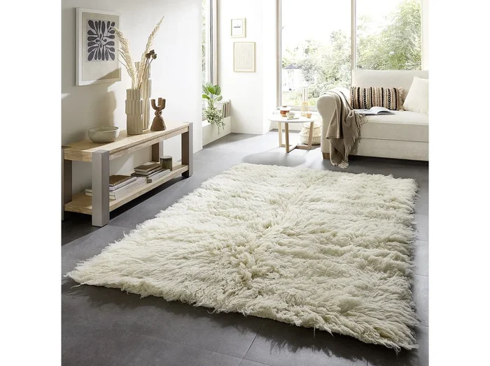 Alfombra Flokati de Grecia 250×300 cm Naturaleza Flokos 2450