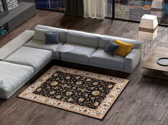 Alfombra interior – clásico – antracita – 200 x 290 cm – CLASSIC