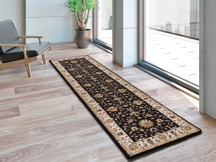 Alfombra interior – clásico – antracita – 67 x 250 cm – CLASSIC