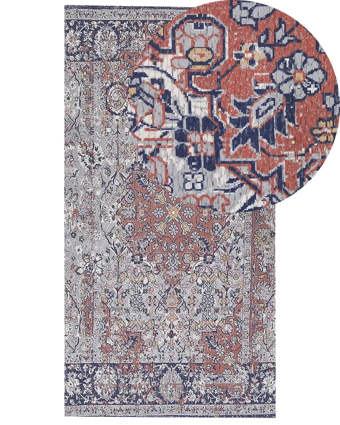 Alfombra KORGAN Multicolor 80 x 150 cm