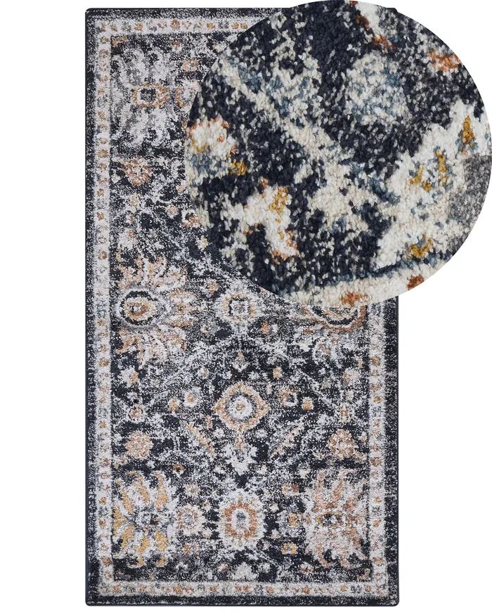 Alfombra MALISHKA Azul 80 x 150 cm