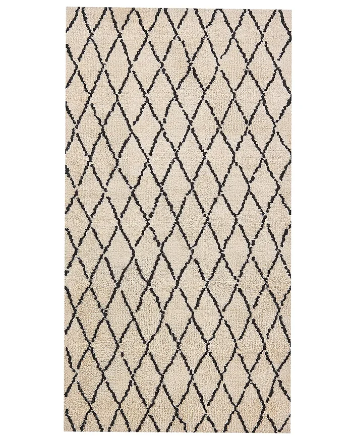 Alfombra MIDYAT Beige 80 x 150 cm