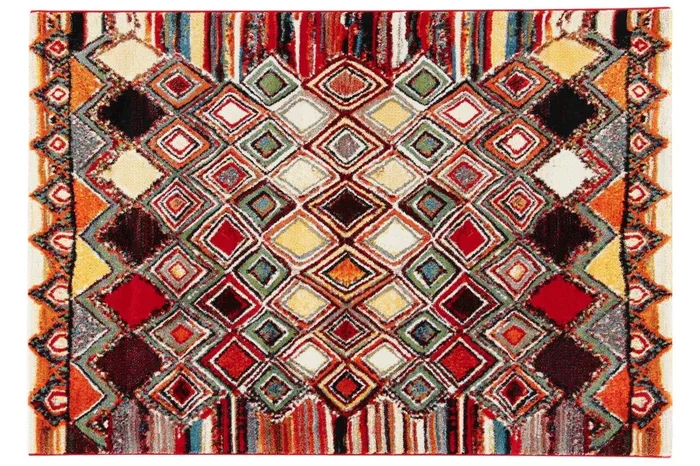Alfombra motivos multicolor 160 x 230 cm HOLI