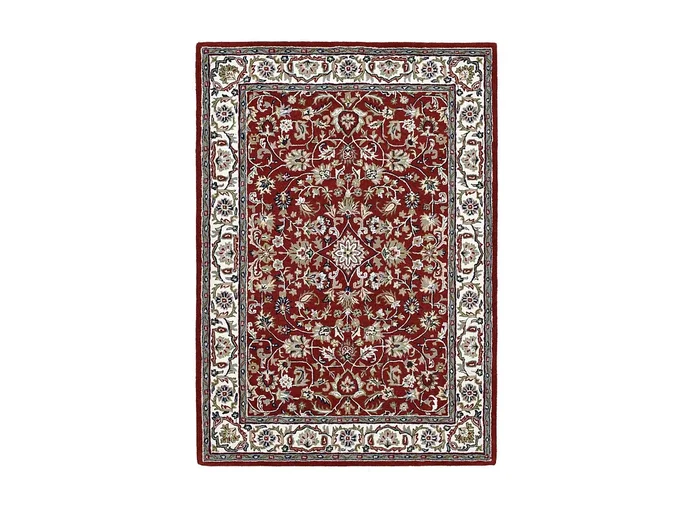 Alfombra oriental tejida a mano con lana 90×160 cm Rojo Royal Orient