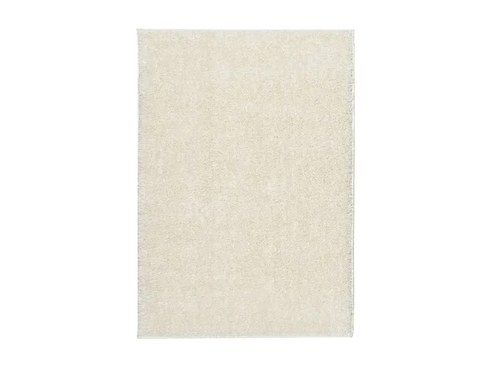 Alfombra pelo largo aspecto brillante ISTAN crema 120×170 cm