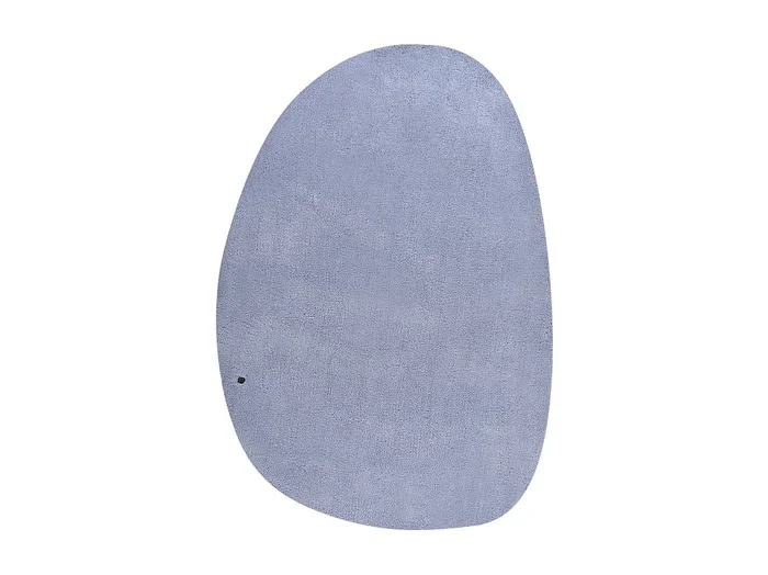 Alfombra Shaggy tejida a mano 135×200 cm Azul claro Cozy