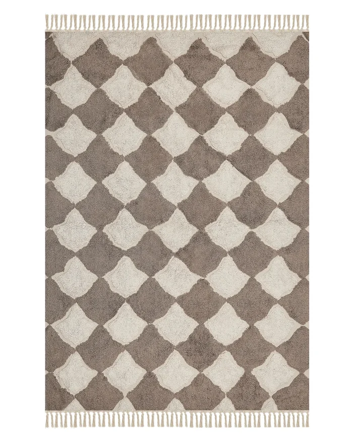 Alfombra SINOP Beige 140 x 200 cm Algodón