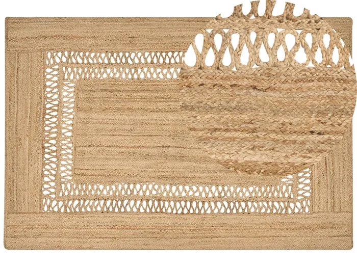 Alfombra YENIKOY Beige 200 x 300 cm Yute