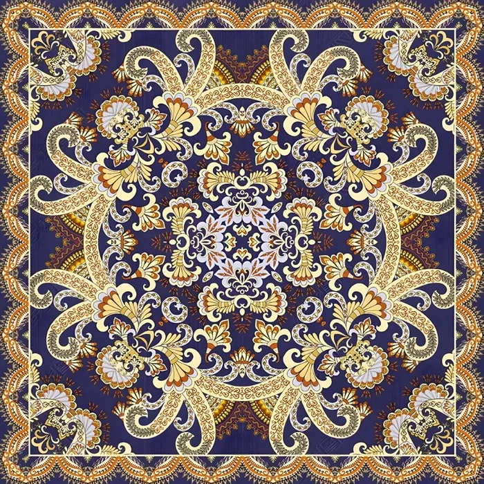 Algodón Alfombra de Área Multicolor Marroquí Tapete Lavable con Patrón de Flores para Salón – Amarillo 80 x 120 cm