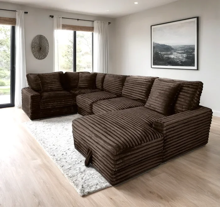 Alisson Mocha Storage Right Arm Facing (RAF) Sectional