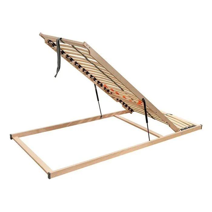 Ambiamo – Base de cama de láminas flexible con inclinación por pistón desde las piernas LOEN 200×90 cm