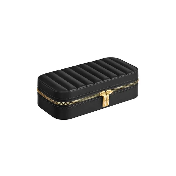 ANAH Colección – Joyero de Viaje Negro Tinta-SONGMICS HOME